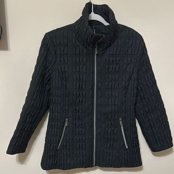 Anne Klein Women's Black Quilted Jacket - Picture 1 of 4